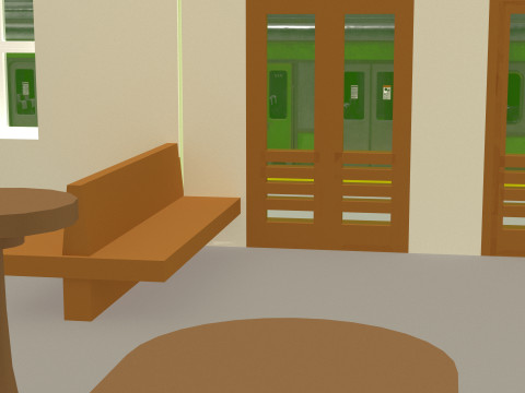 Stazione e treno vintage 4K Modello 3D