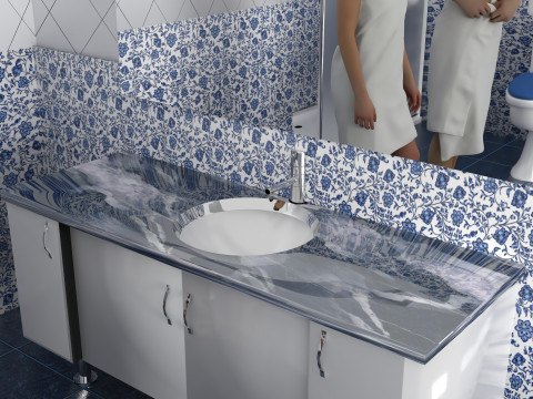 Duschfolgen 2 – 4K 3D Modell