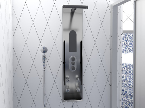 Duschfolgen 2 – 4K 3D Modell