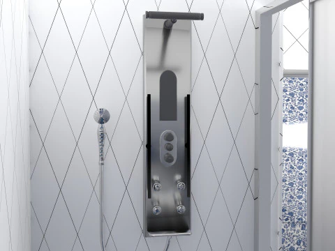 Conseguenze della doccia 2 - 4K Modello 3D