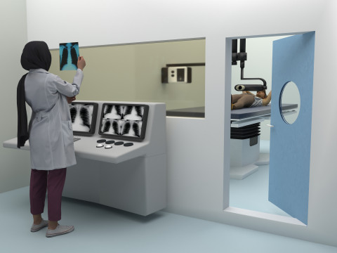 Radyografi 4K 3D Model