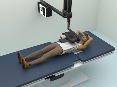 放射线照片 4K 3D 模型