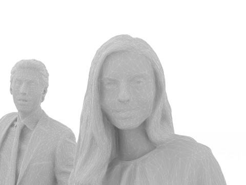 インフォメーションデスク 2 - 4K 3Dモデル