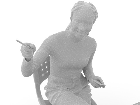 インフォメーションデスク 2 - 4K 3Dモデル