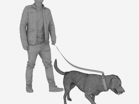 Mit Mate spazieren gehen 3D Modell