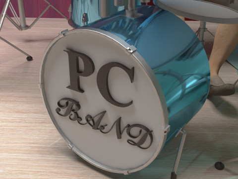 Music Band 4K 3D Model