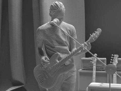 Banda musicale 4K Modello 3D