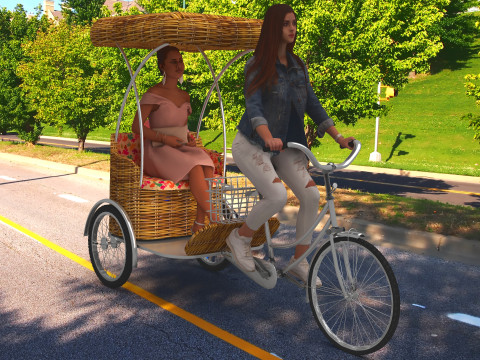 Bike Tour 2 - 4K 3D Model