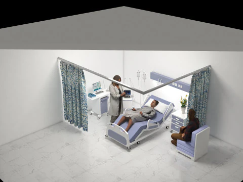 제2관찰병동 3D 모델