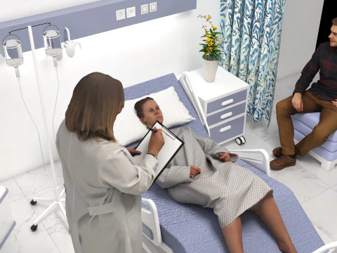 제2관찰병동 3D 모델