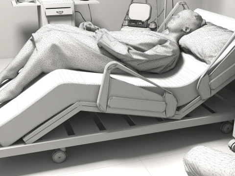 제2관찰병동 3D 모델