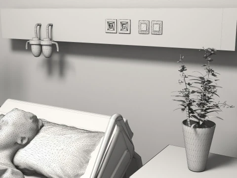 제2관찰병동 3D 모델