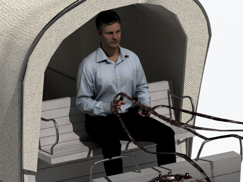 Horse-Drawn Wagon 2 3D Model