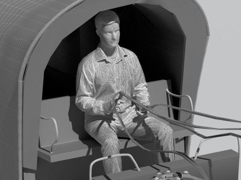 Horse-Drawn Wagon 2 3D Model