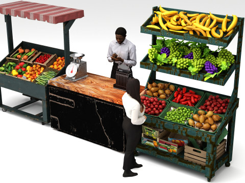 Зеленщик 3D Модель