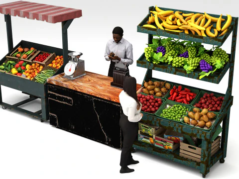 Зеленщик 3D Модель