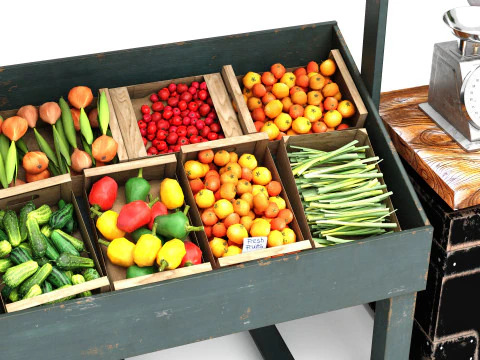 Greengrocer 3D Model