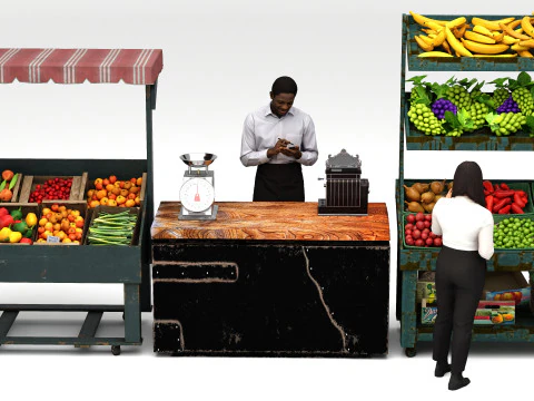 Greengrocer 3D Model