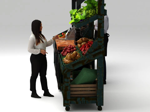 Greengrocer 3D Model