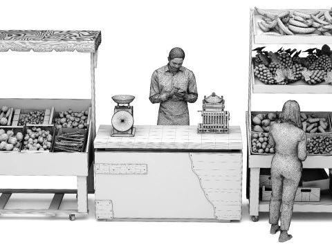 Greengrocer 3D Model