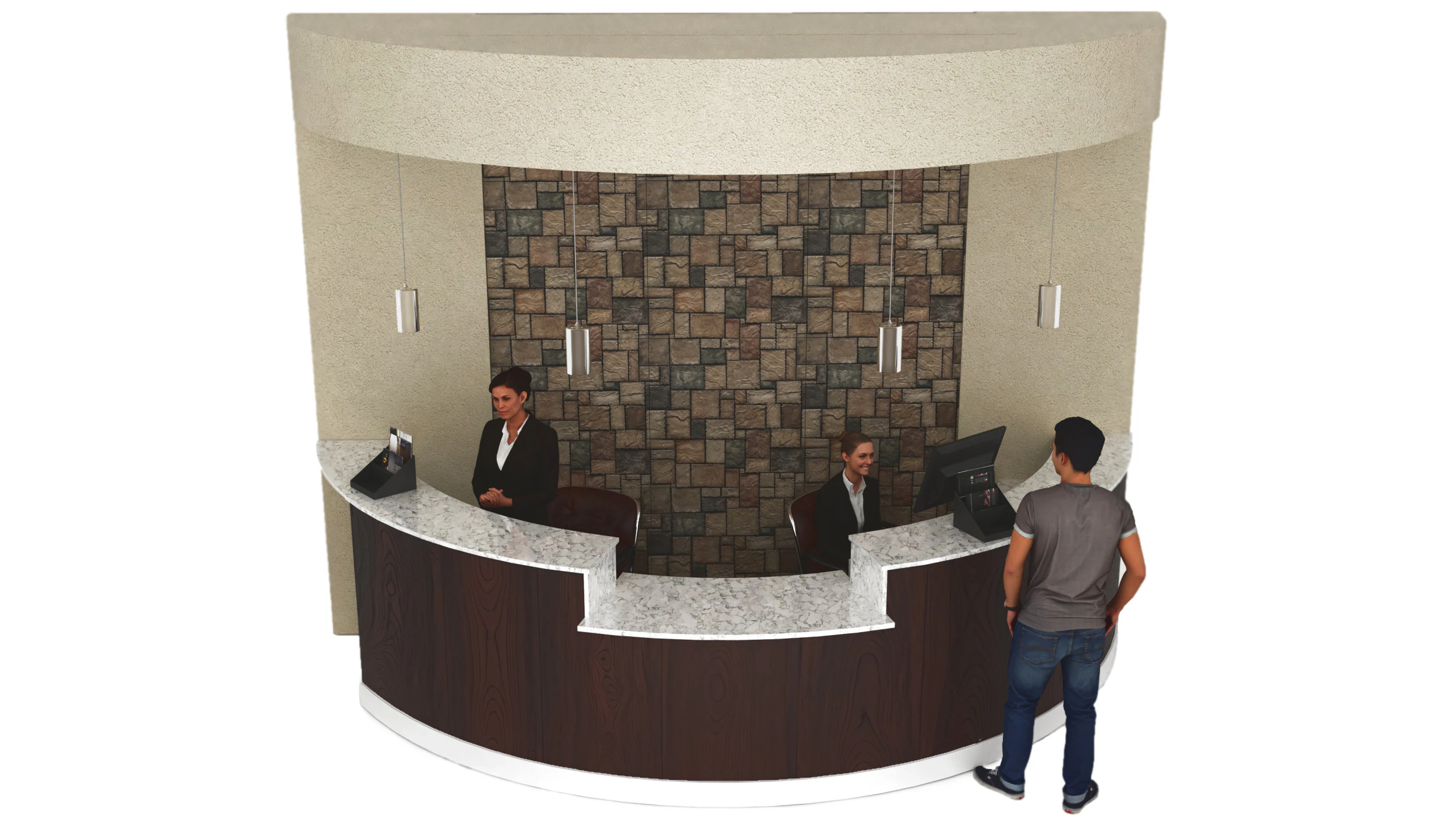 Reception 3D Model .c4d .max .obj .3ds .fbx .stl .blend 