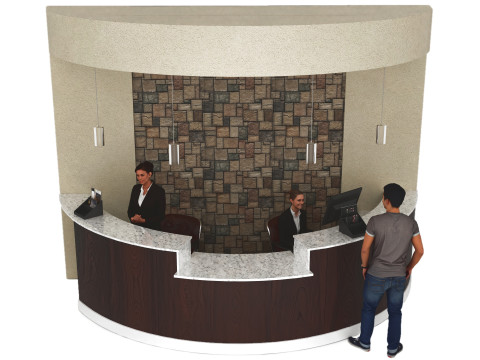 Recepção Modelo 3D