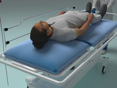 緊急援助 3Dモデル