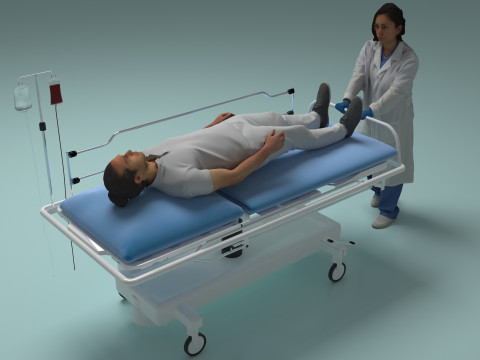 緊急援助 3Dモデル