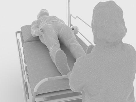 緊急援助 3Dモデル