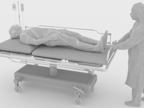 緊急援助 3Dモデル