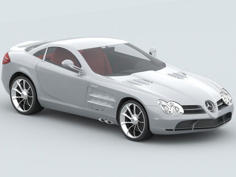 Mercedes-Benz SLR McLaren Model 3D