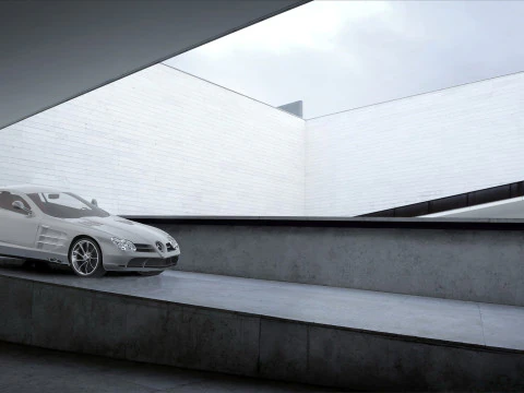 Mercedes-Benz SLR McLaren 3D Model