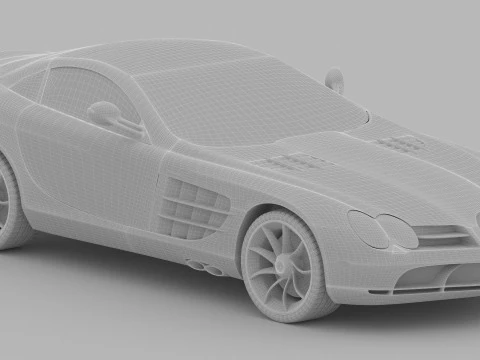 Mercedes-Benz SLR McLaren 3D Model