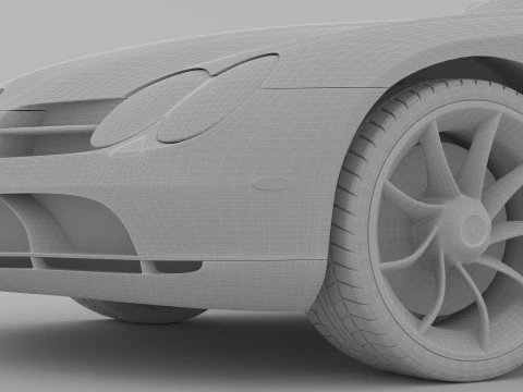 Mercedes-Benz SLR McLaren 3D Model