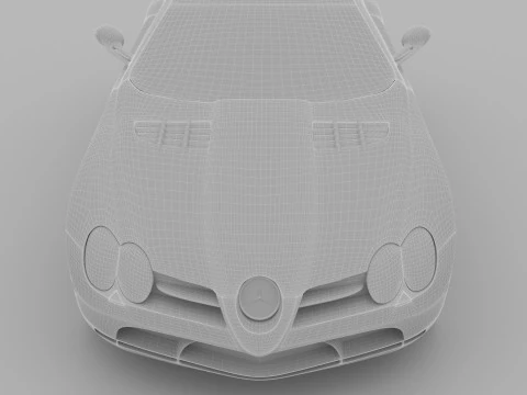 Mercedes-Benz SLR McLaren 3D Model
