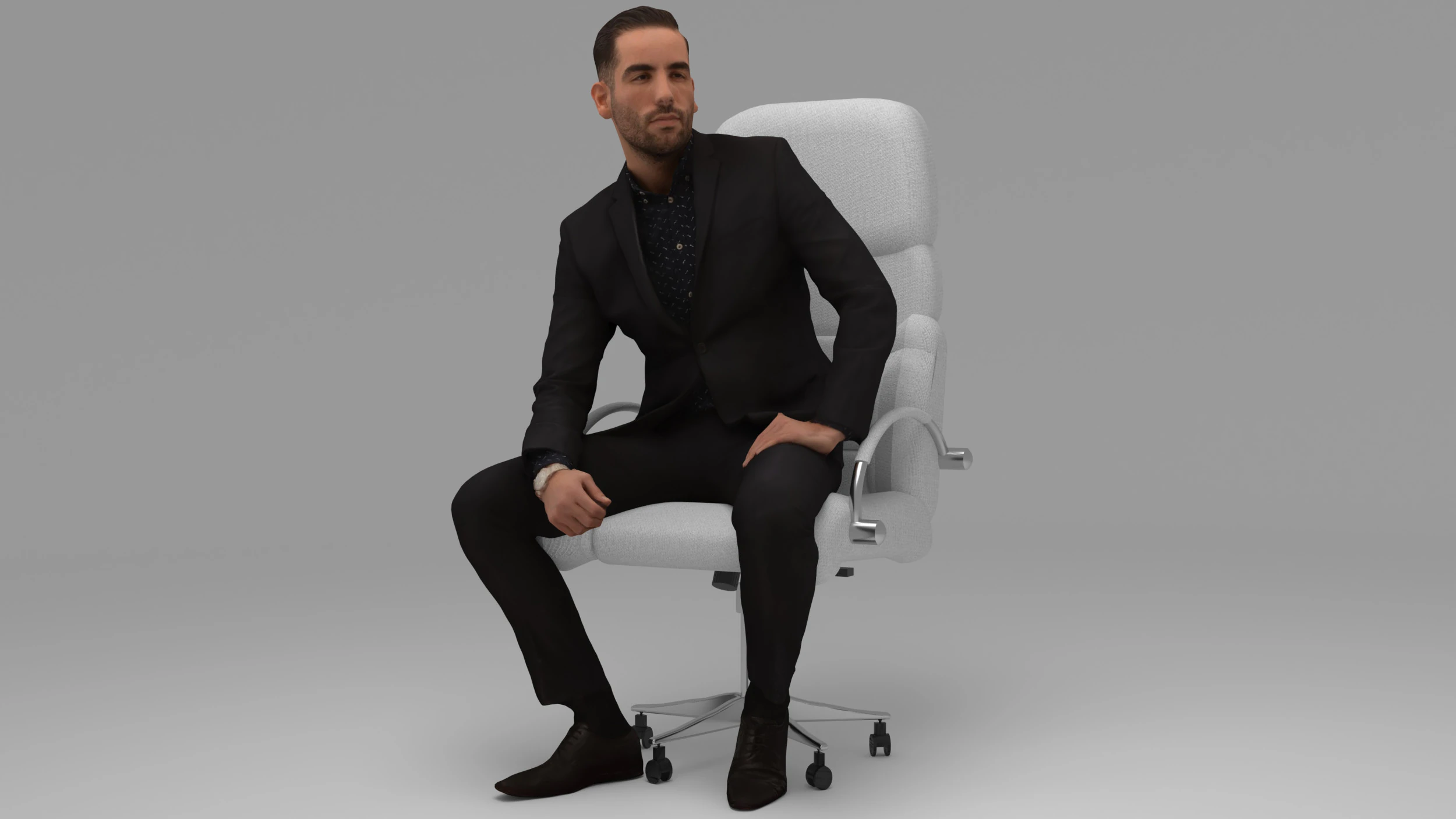 Boss 4 3D Model .c4d .max .obj .3ds .fbx .stl .blend 