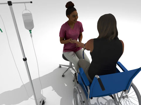 Serum Injection 3D Model