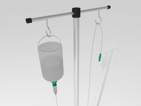Serum Injection 3D Model