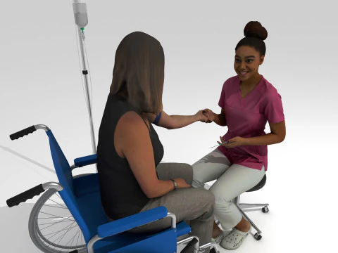 Serum Injection 3D Model