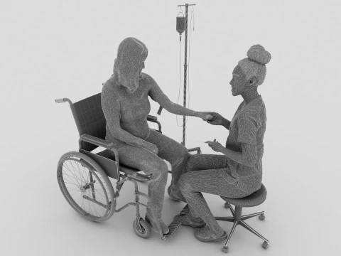 Serum Injection 3D Model
