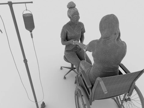 Serum Injection 3D Model