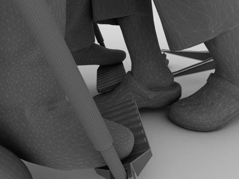Serum Injection 3D Model