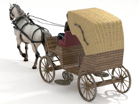 Fiacre 3D Model