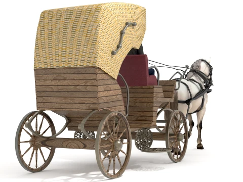 Fiacre 3D Model