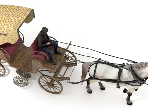 Fiacre 3D Model