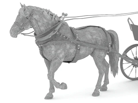 Fiacre 3D Model