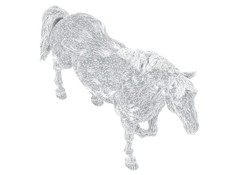 Arabian Horse 3D Model