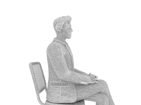Stylized Manager 3D Model