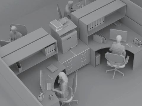 Office 3D Model