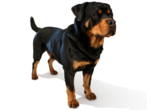 Rottweiler 2 Model 3D